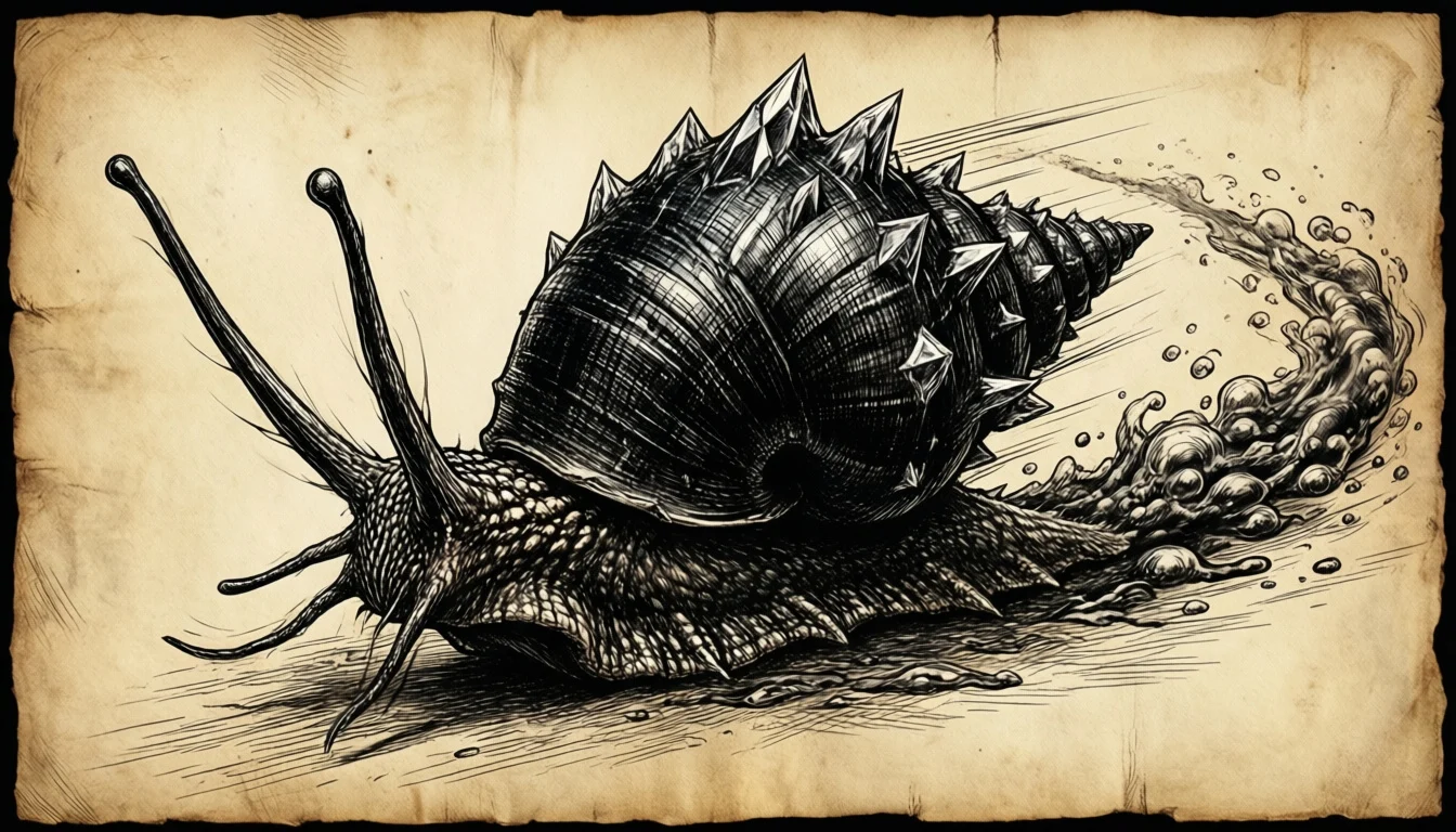 Velocishell, the Blight-Snail (Stat Block) back