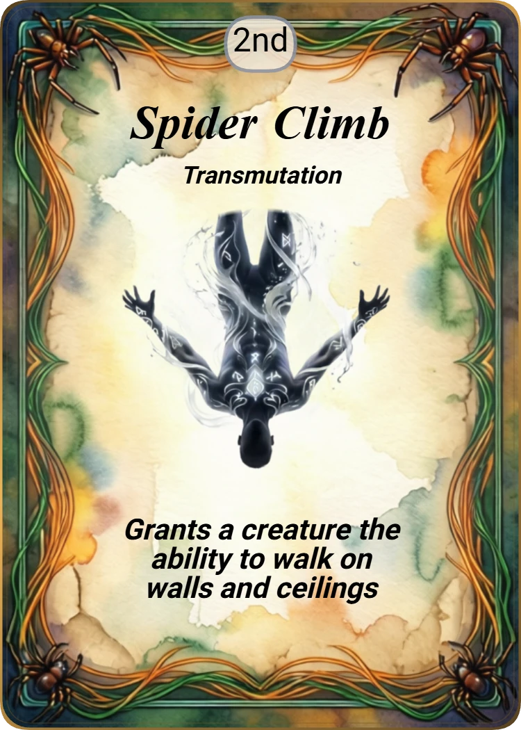 Spider Climb front