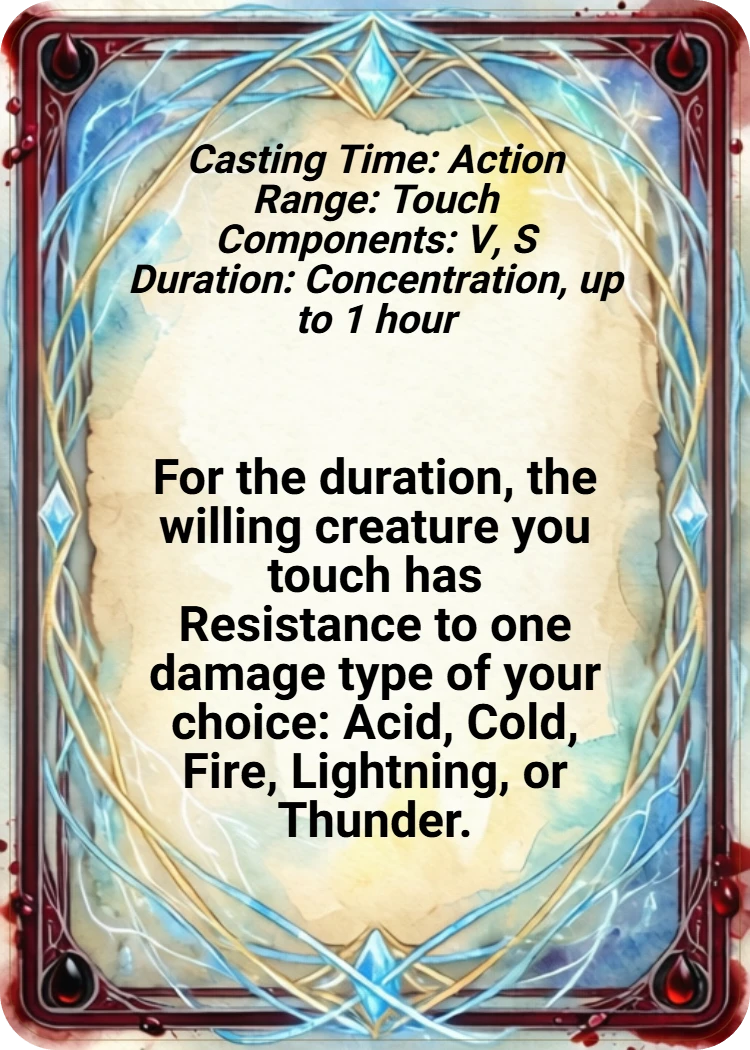 Protection from Energy back