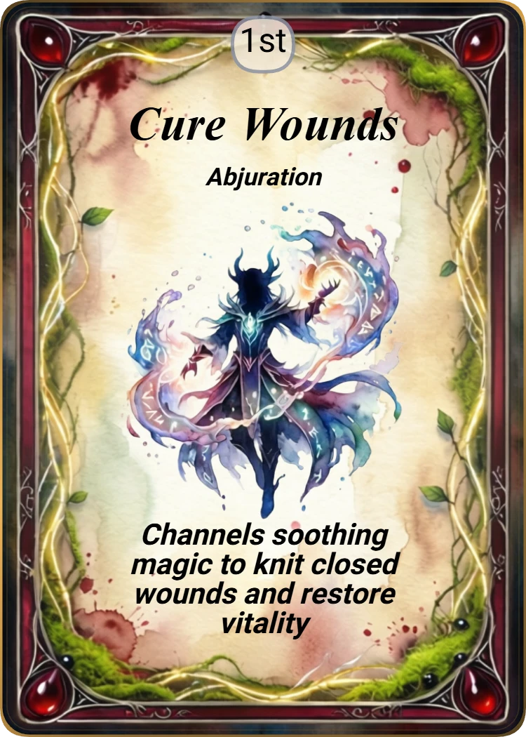 Cure Wounds front