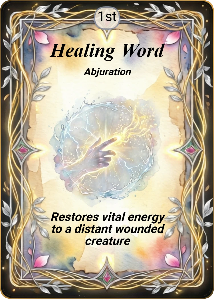 Healing Word front