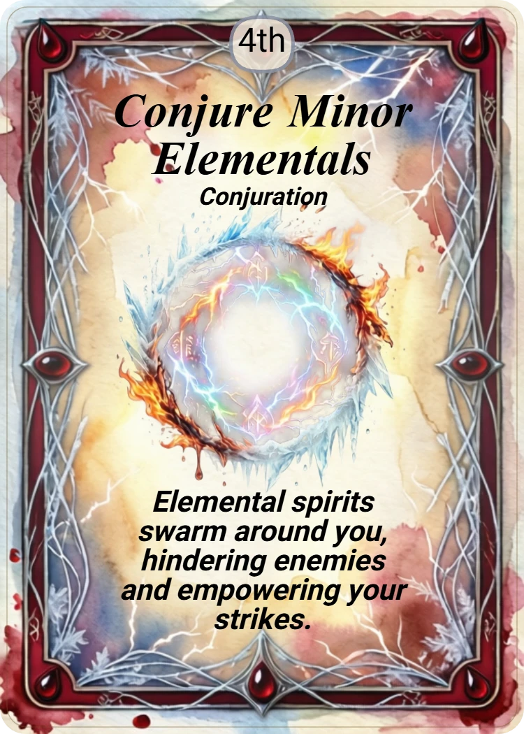 Conjure Minor Elementals