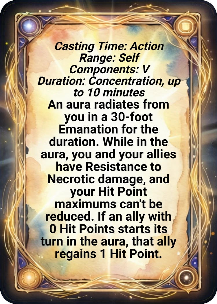 Aura of Life back