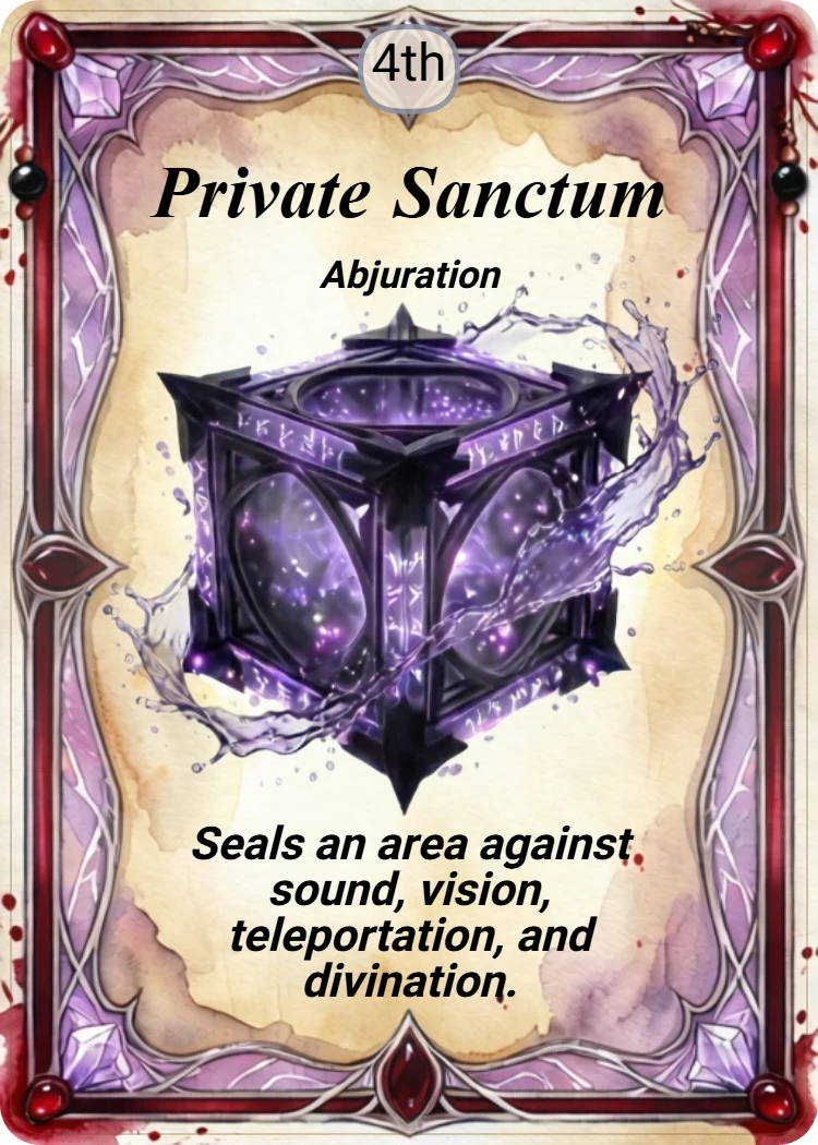 Private Sanctum