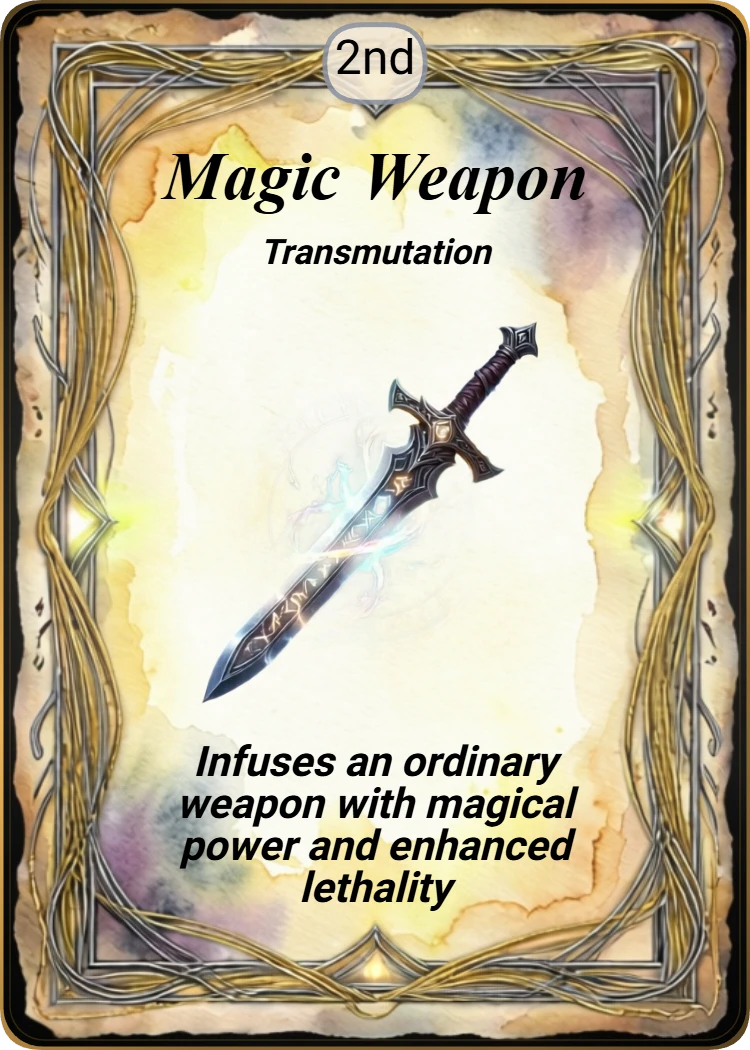 Magic Weapon front