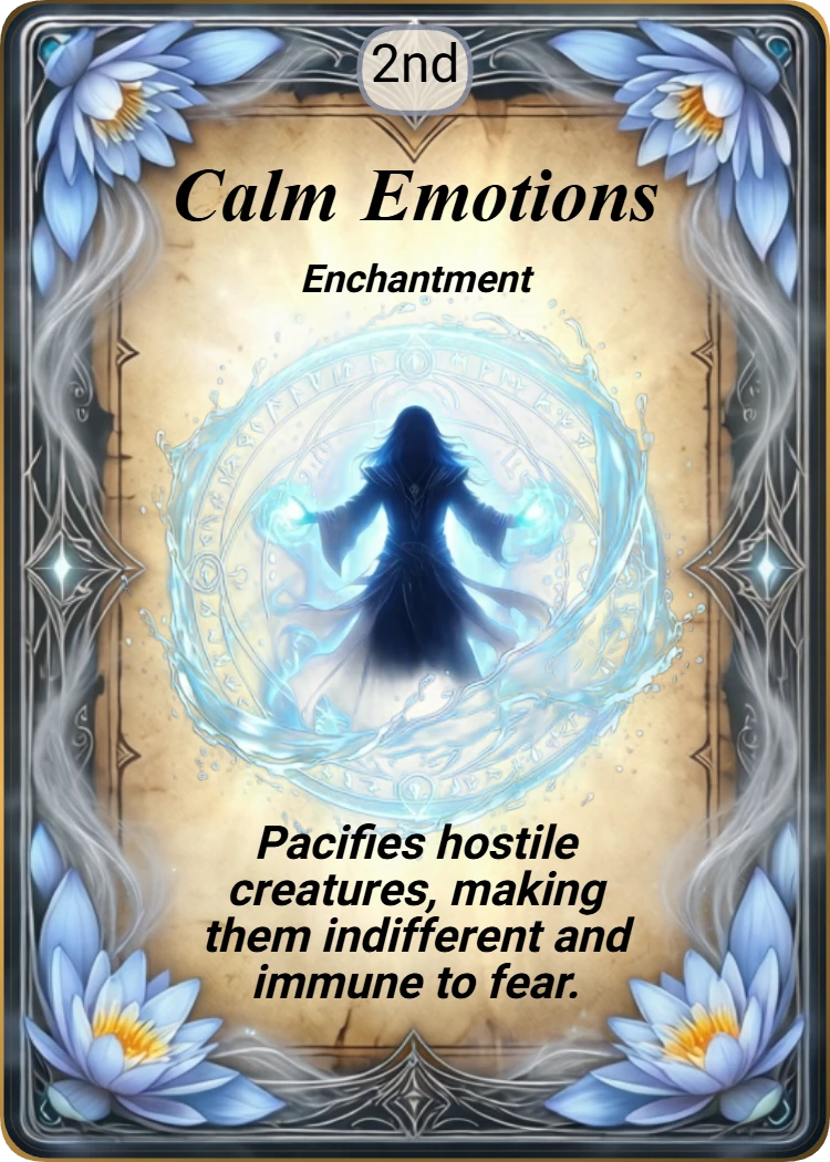 Calm Emotions front