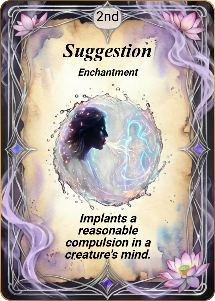 Suggestion front