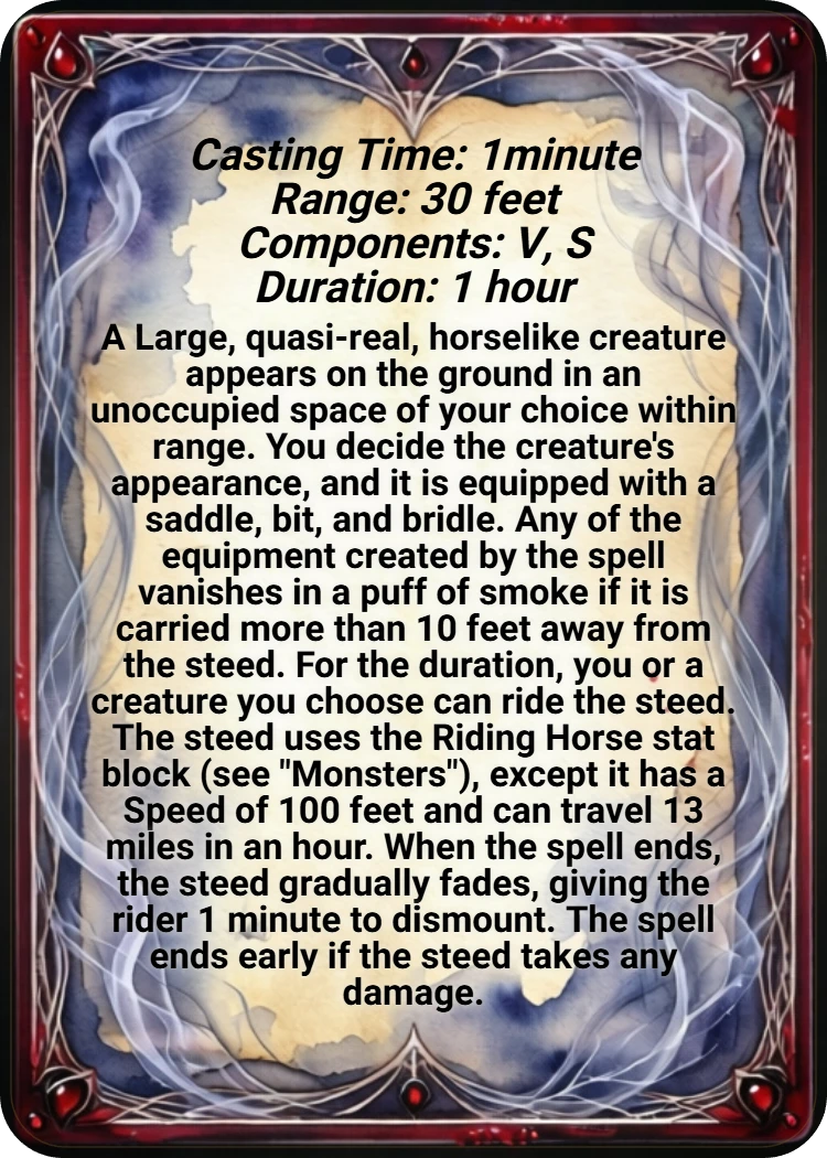 Phantom Steed back