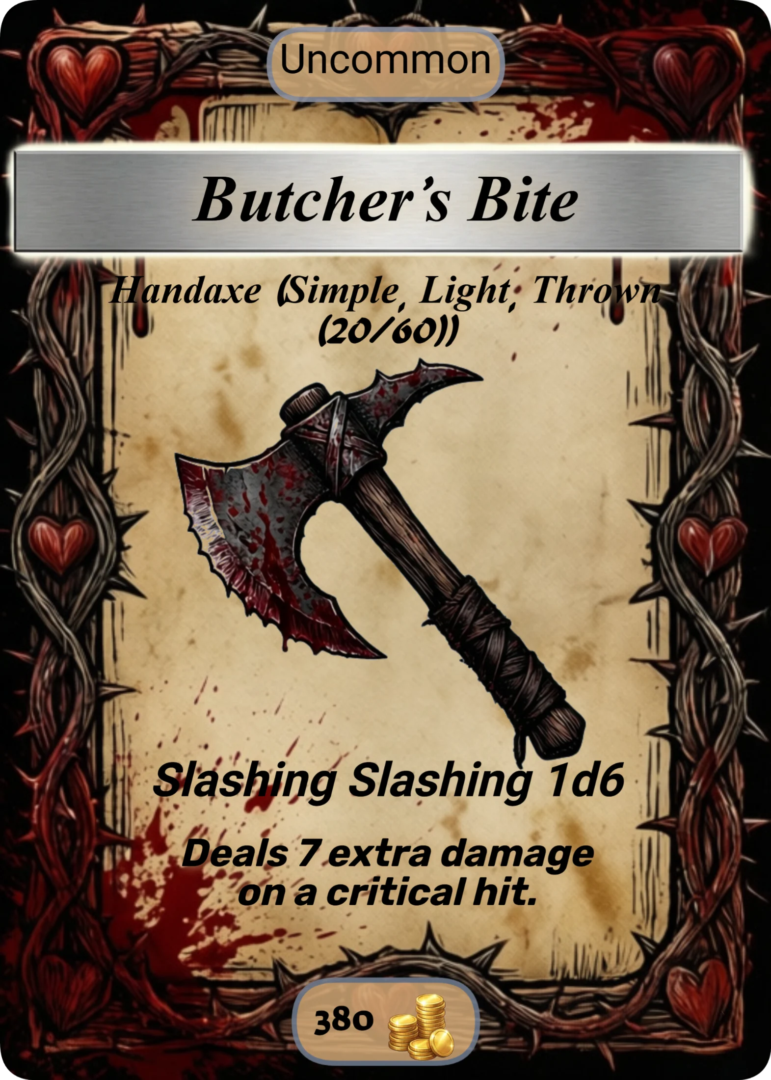 Butcher's Bite front
