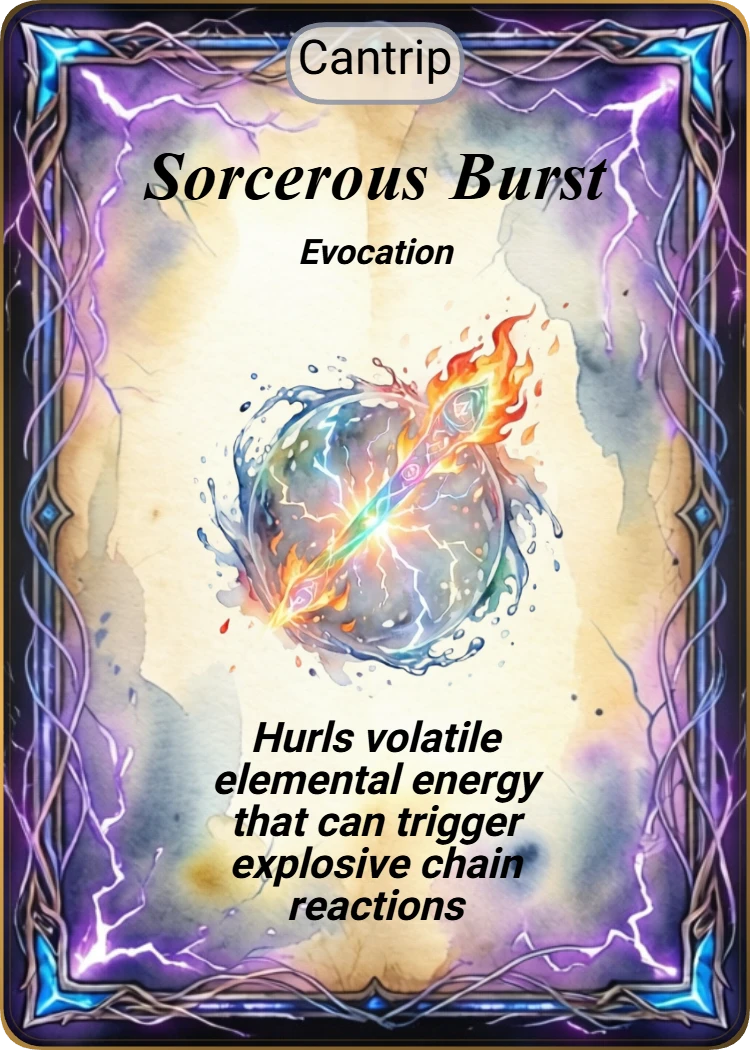 Sorcerous Burst