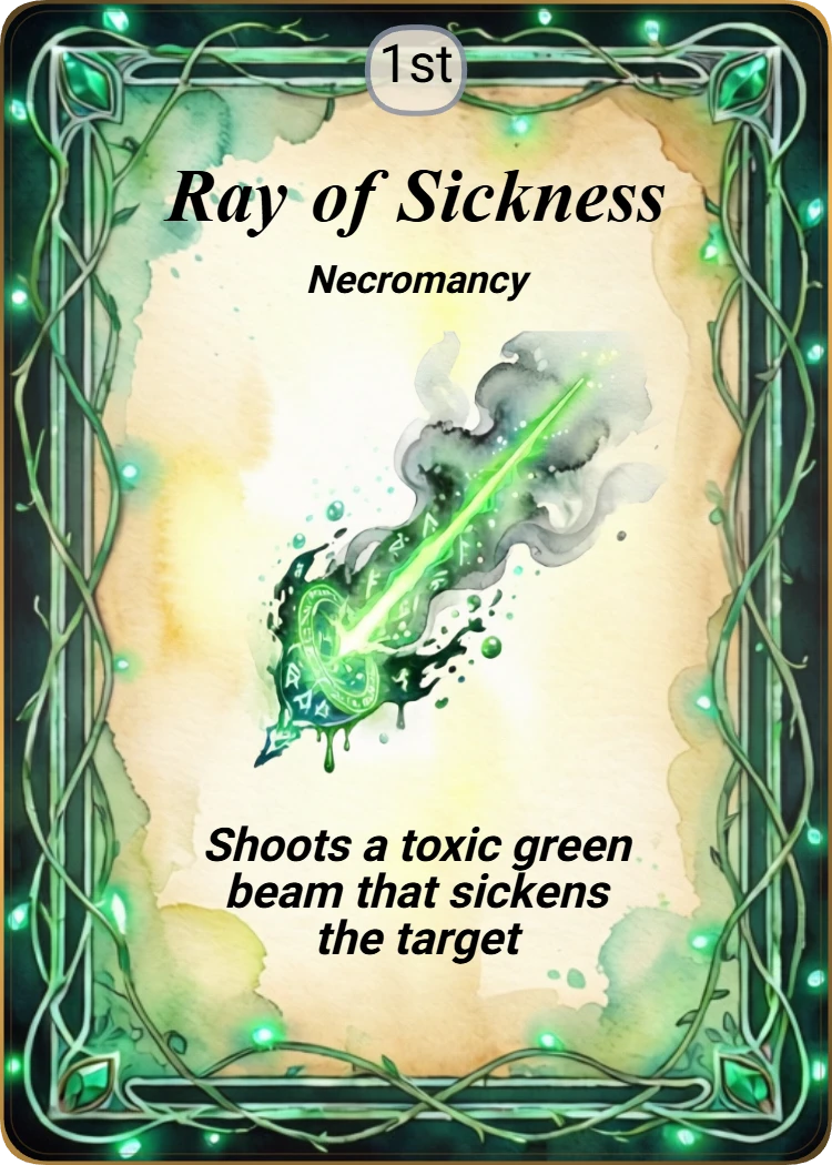 Ray of Sickness front