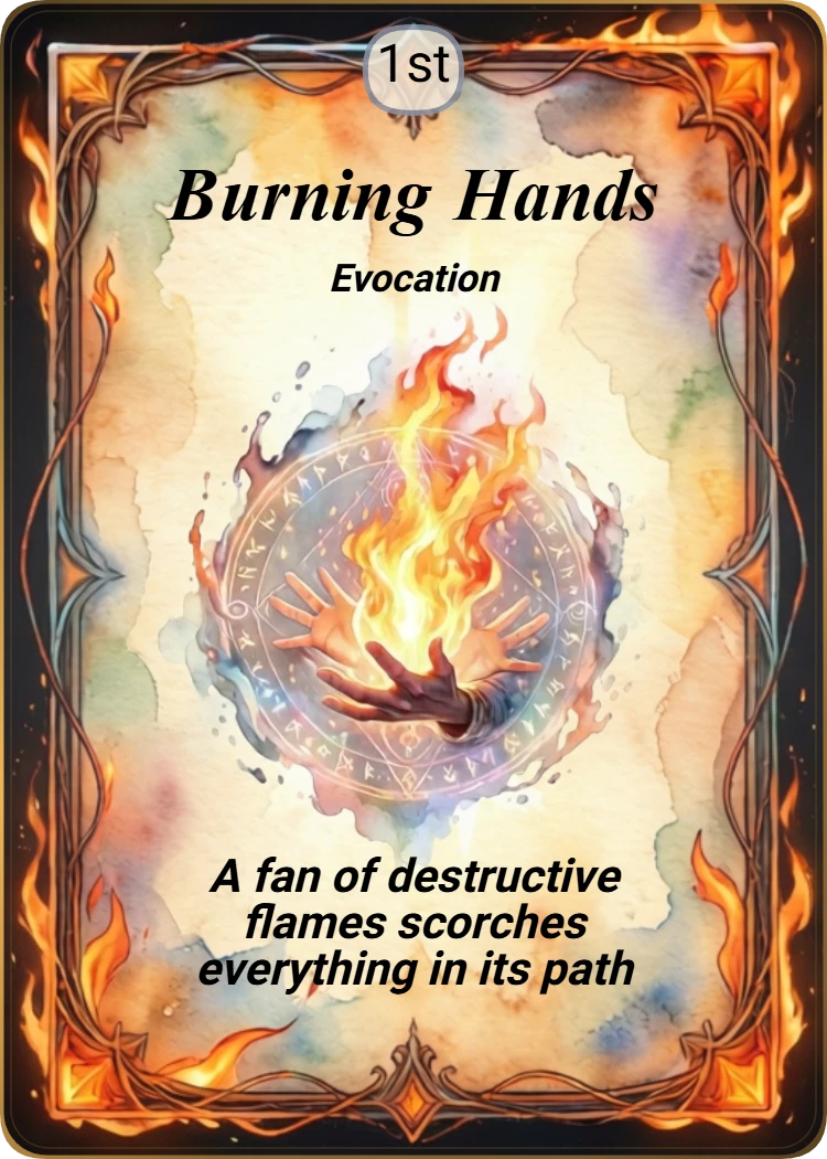 Burning Hands front