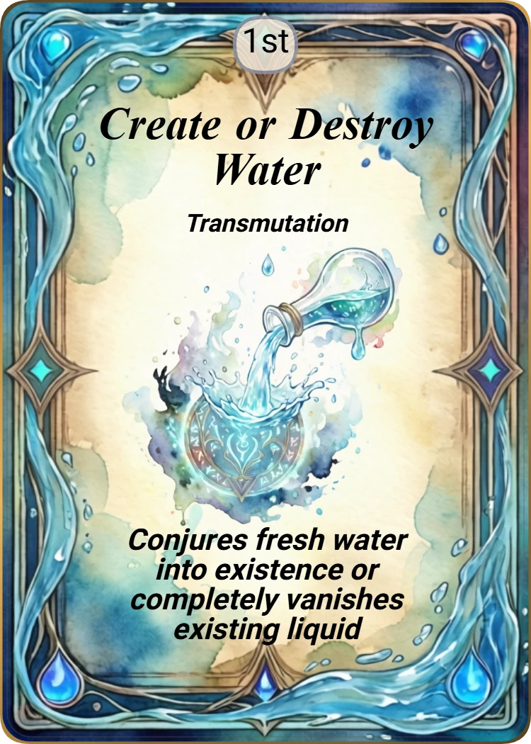 Create or Destroy Water front