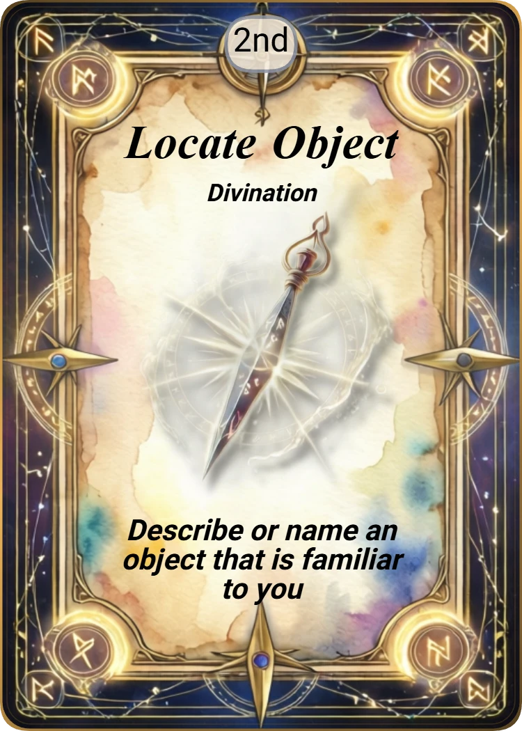 Locate Object front