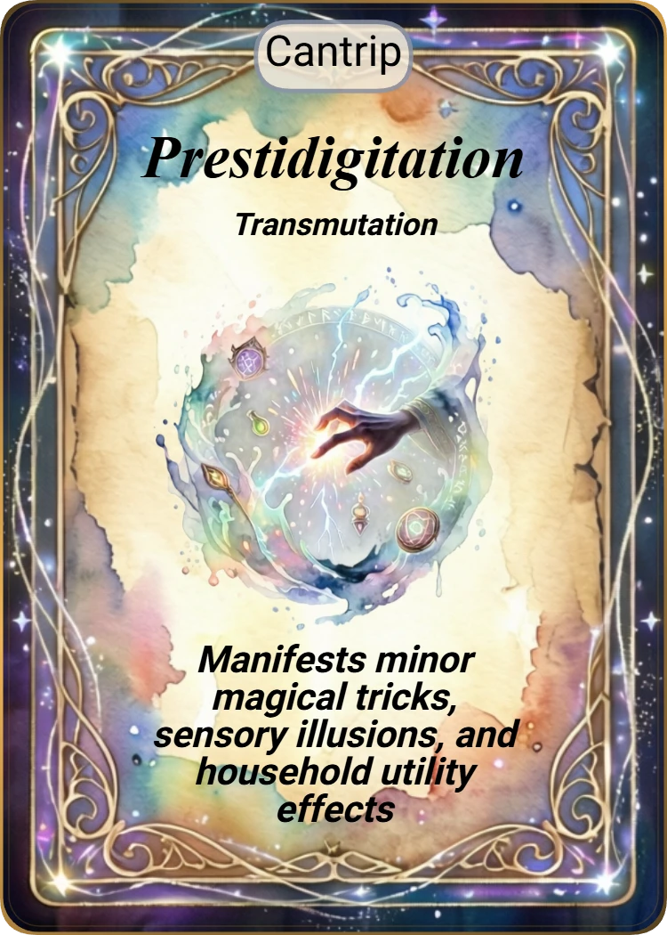 Prestidigitation