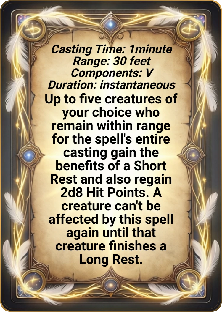 Prayer of Healing back