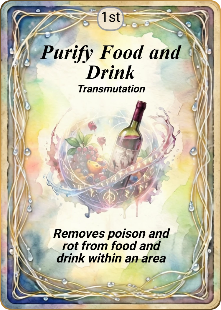 Purify Food and Drink front