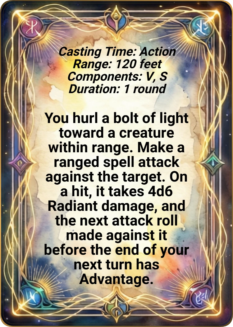 Guiding Bolt back