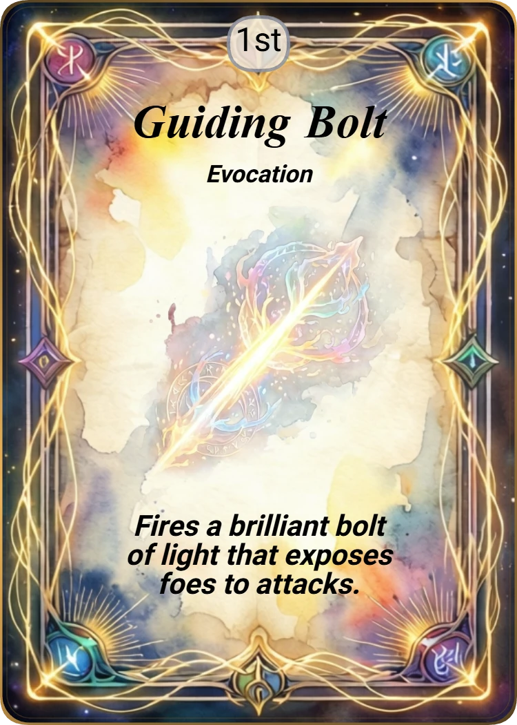 Guiding Bolt front