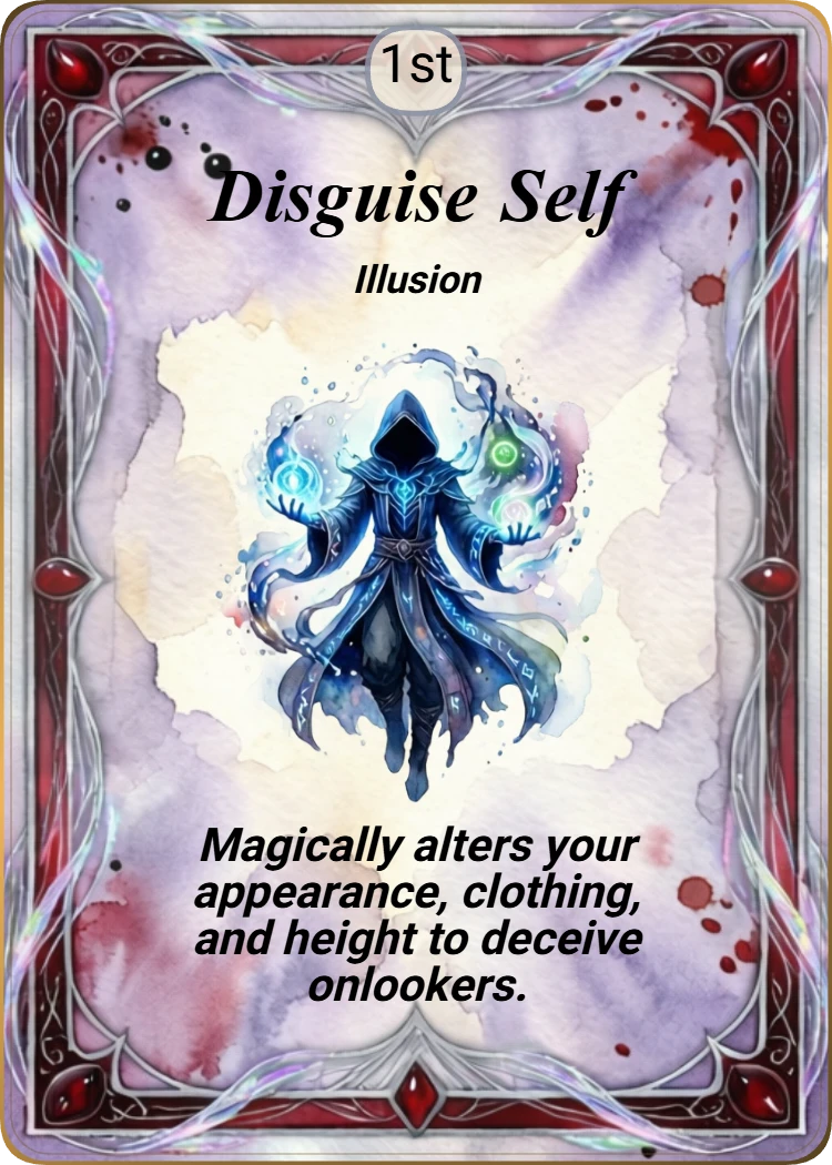 Disguise Self front