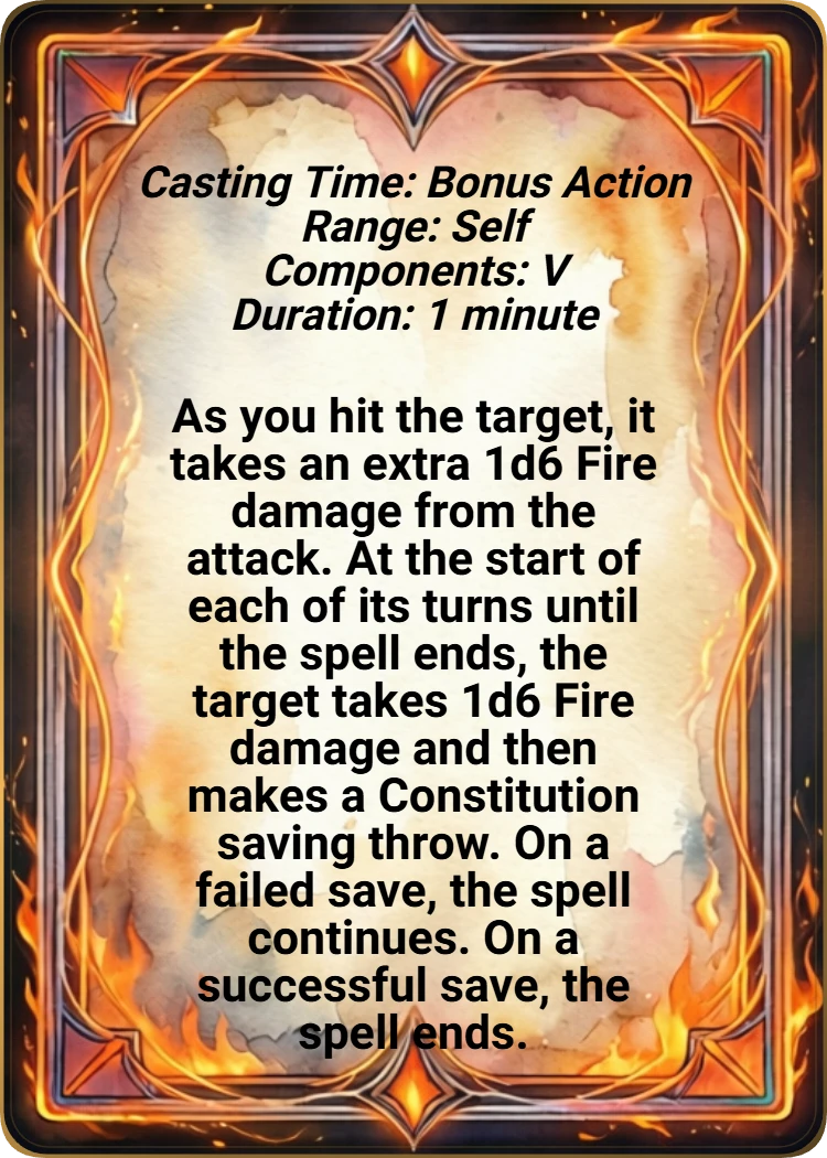 Searing Smite back