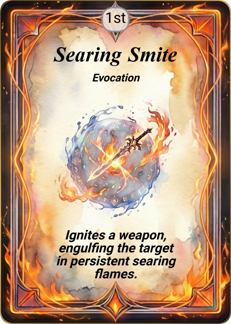 Searing Smite front