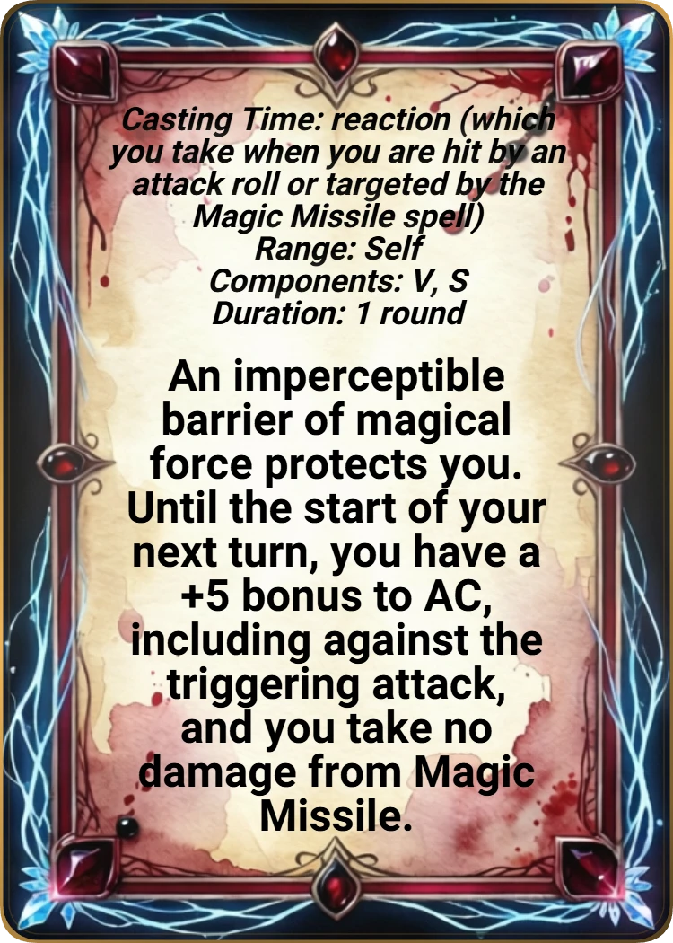 Shield back