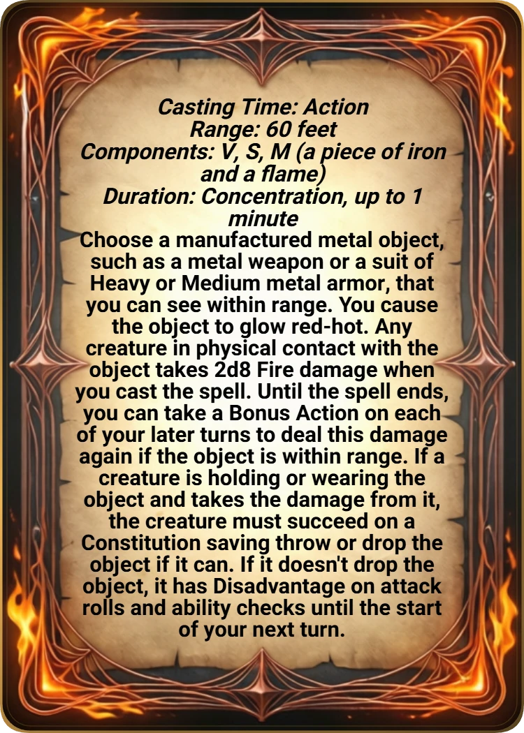 Heat Metal back