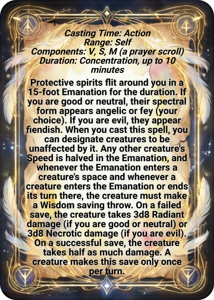 Spirit Guardians back