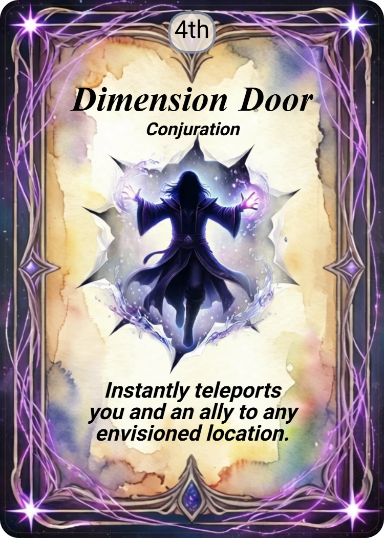 Dimension Door front
