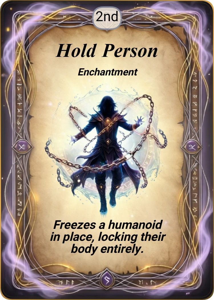 Hold Person front