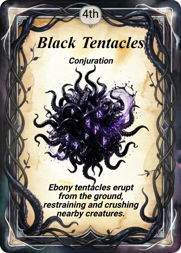 Black Tentacles front