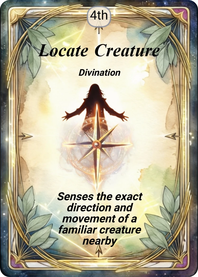 Locate Creature front