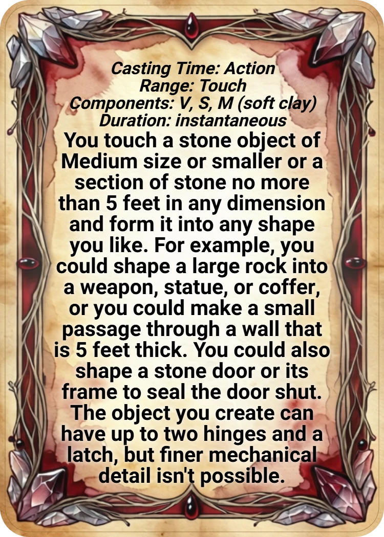 Stone Shape back