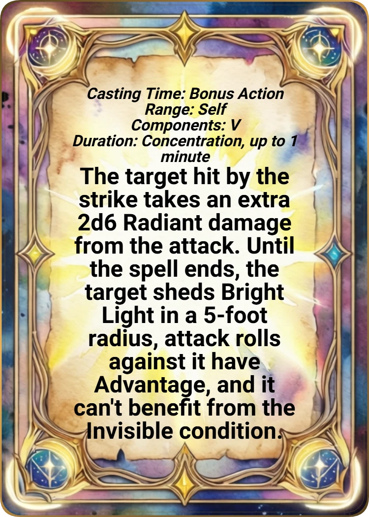 Shining Smite back