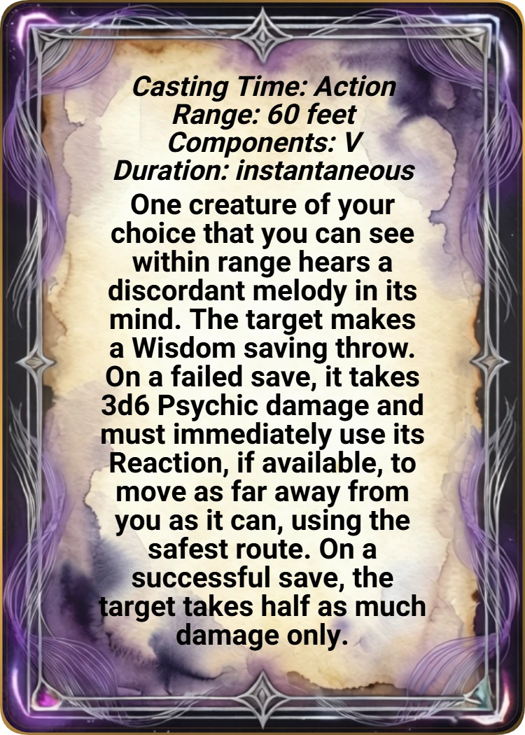 Dissonant Whispers back
