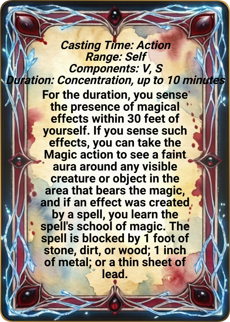 Detect Magic back