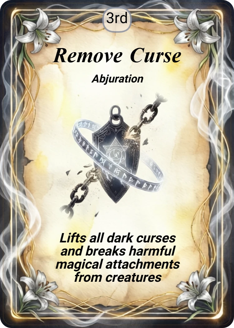 Remove Curse front