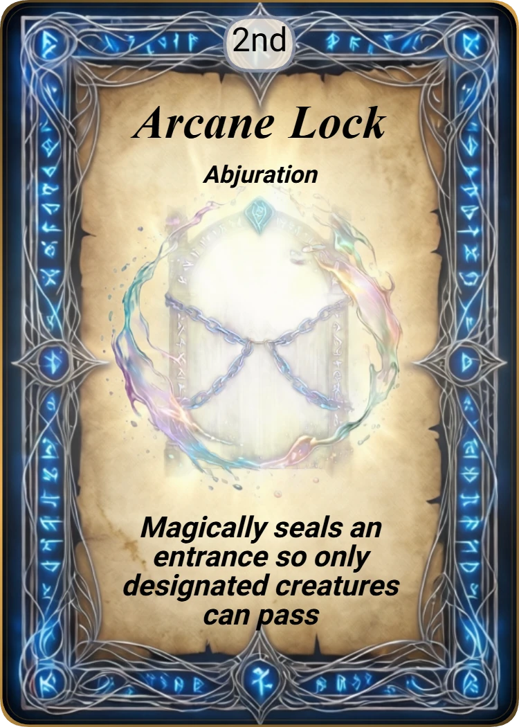 Arcane Lock front