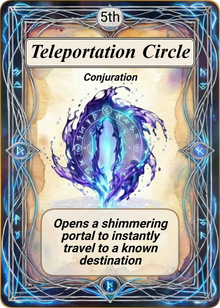 Teleportation Circle