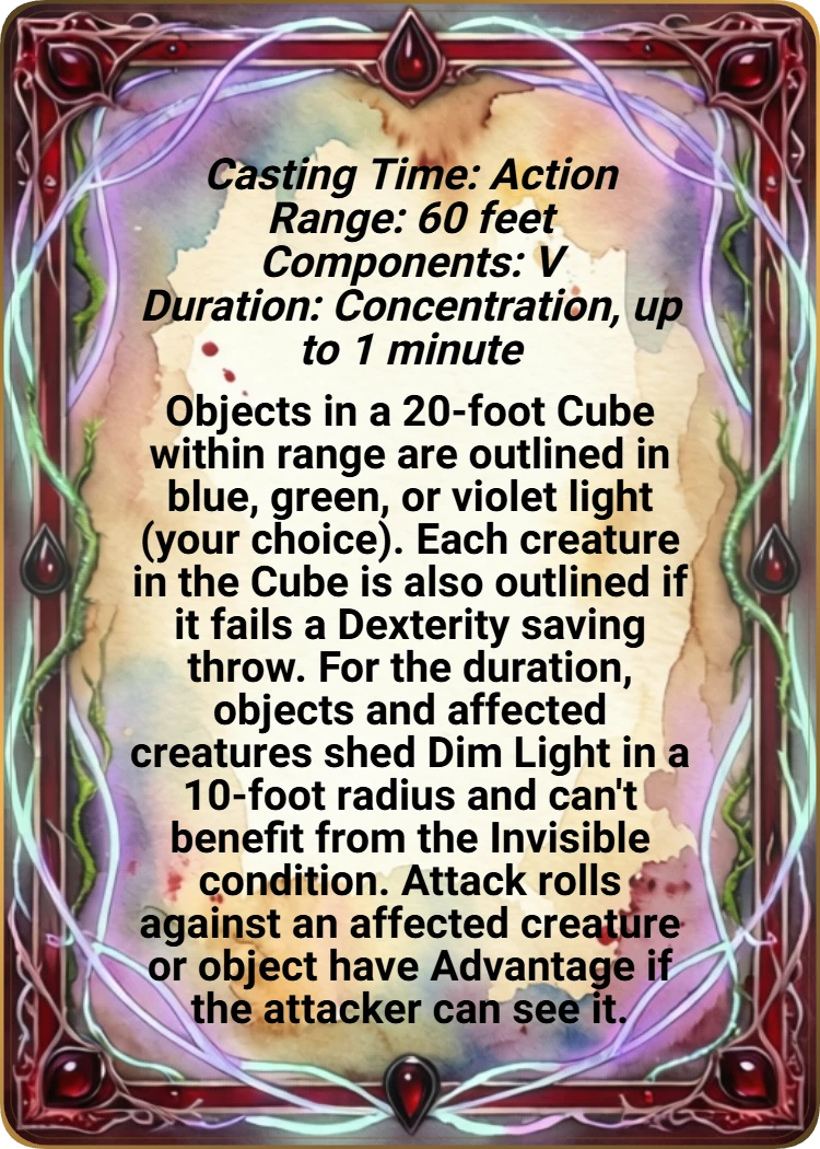 Faerie Fire back