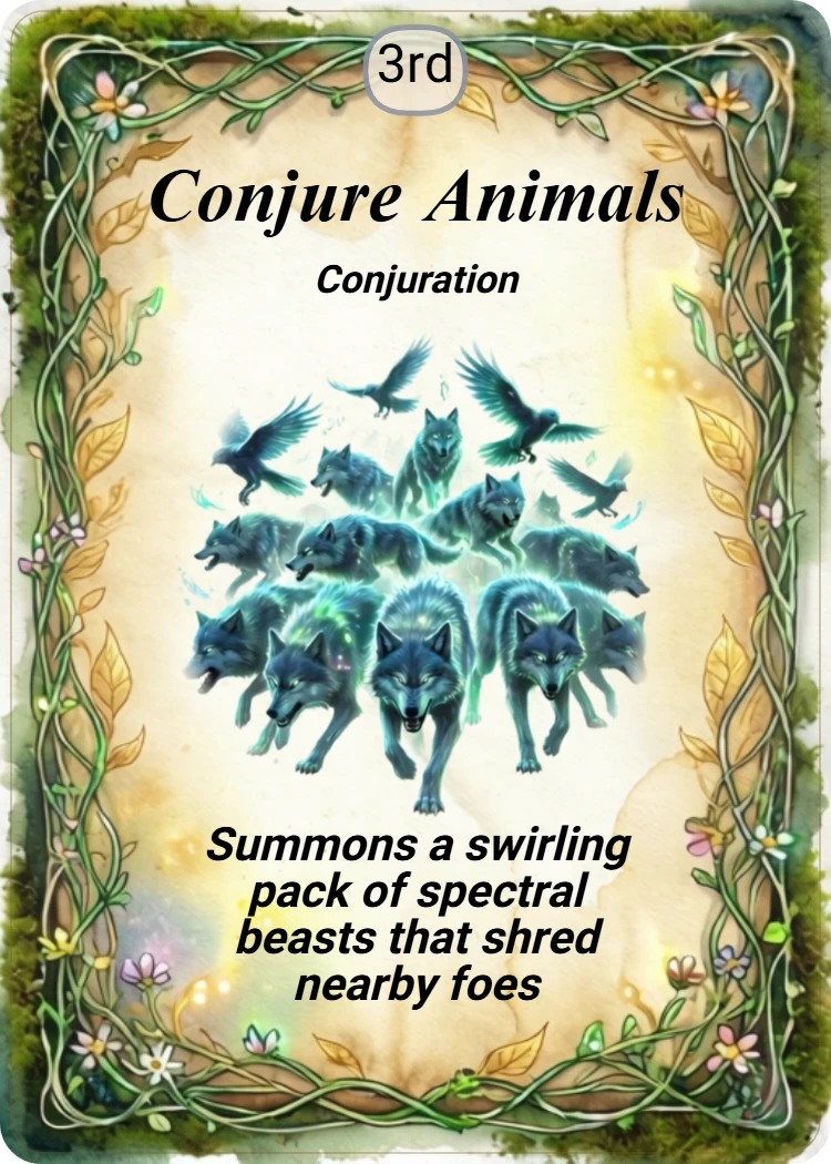 Conjure Animals front