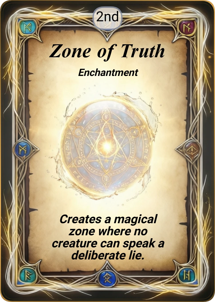 Zone of Truth front