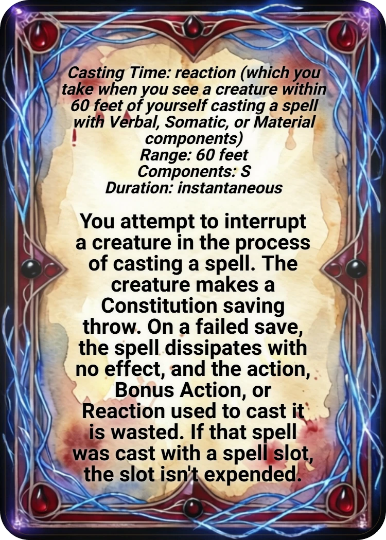 Counterspell back
