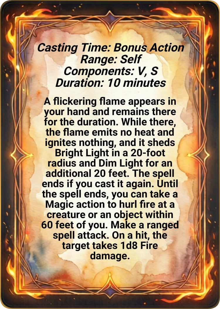 Produce Flame back