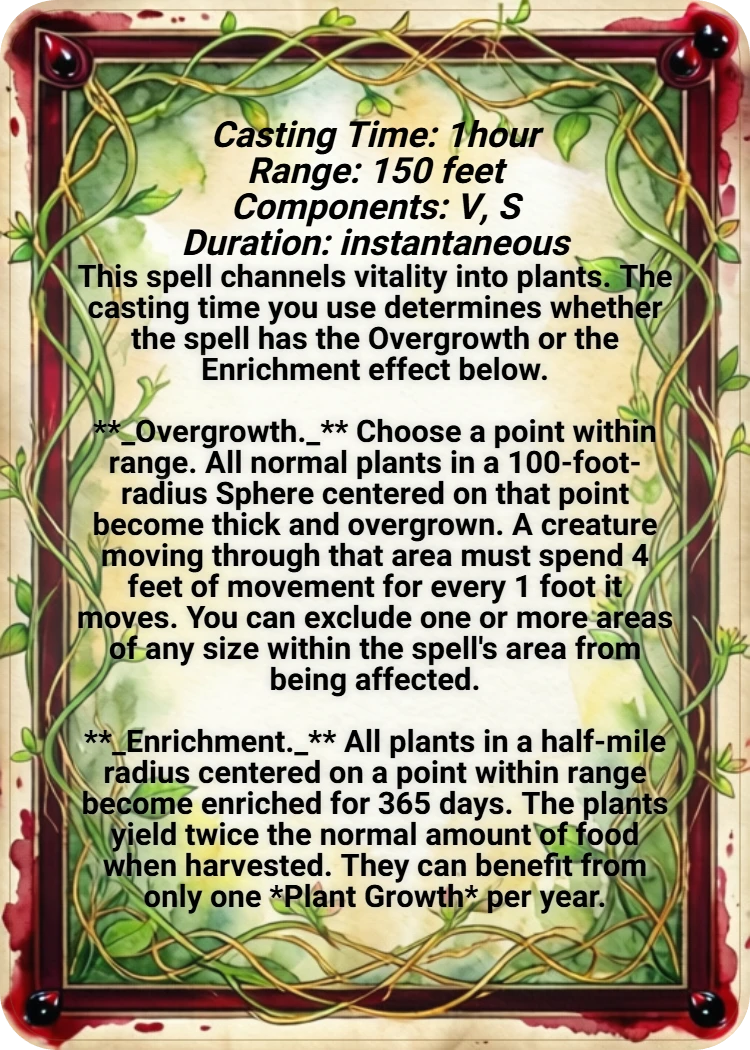 Plant Growth back