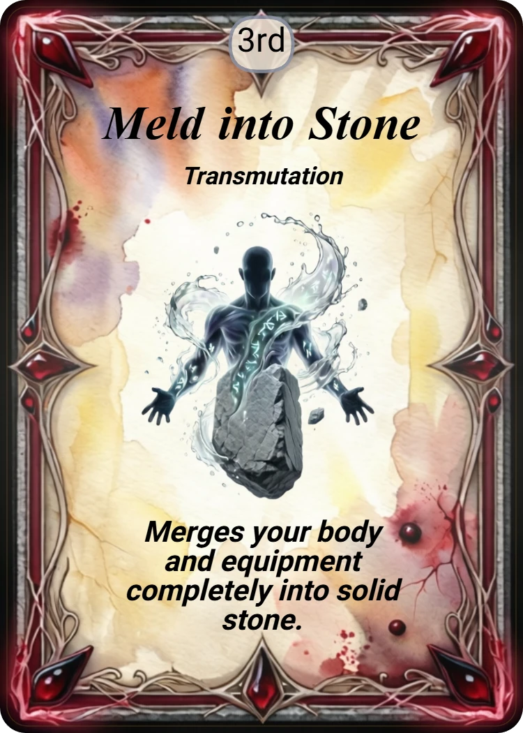 Meld into Stone front