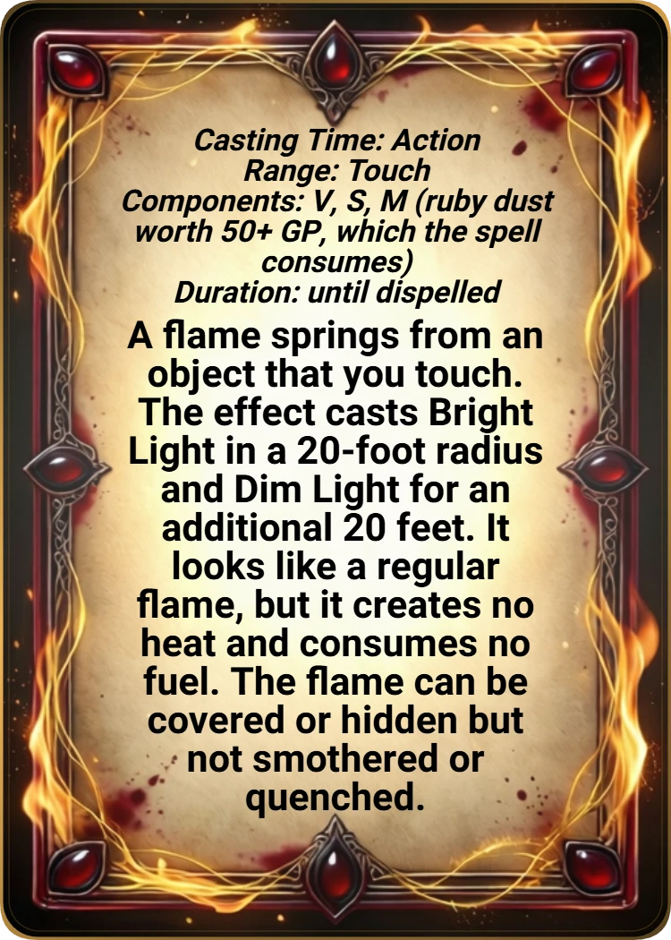 Continual Flame back