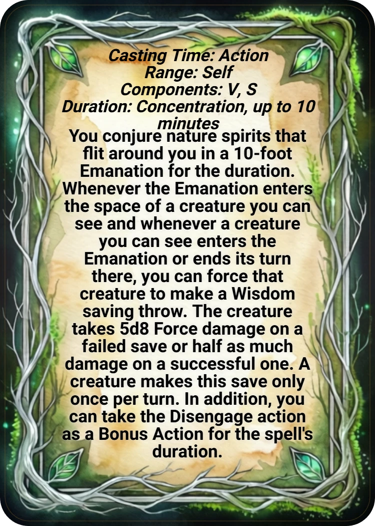Conjure Woodland Beings back