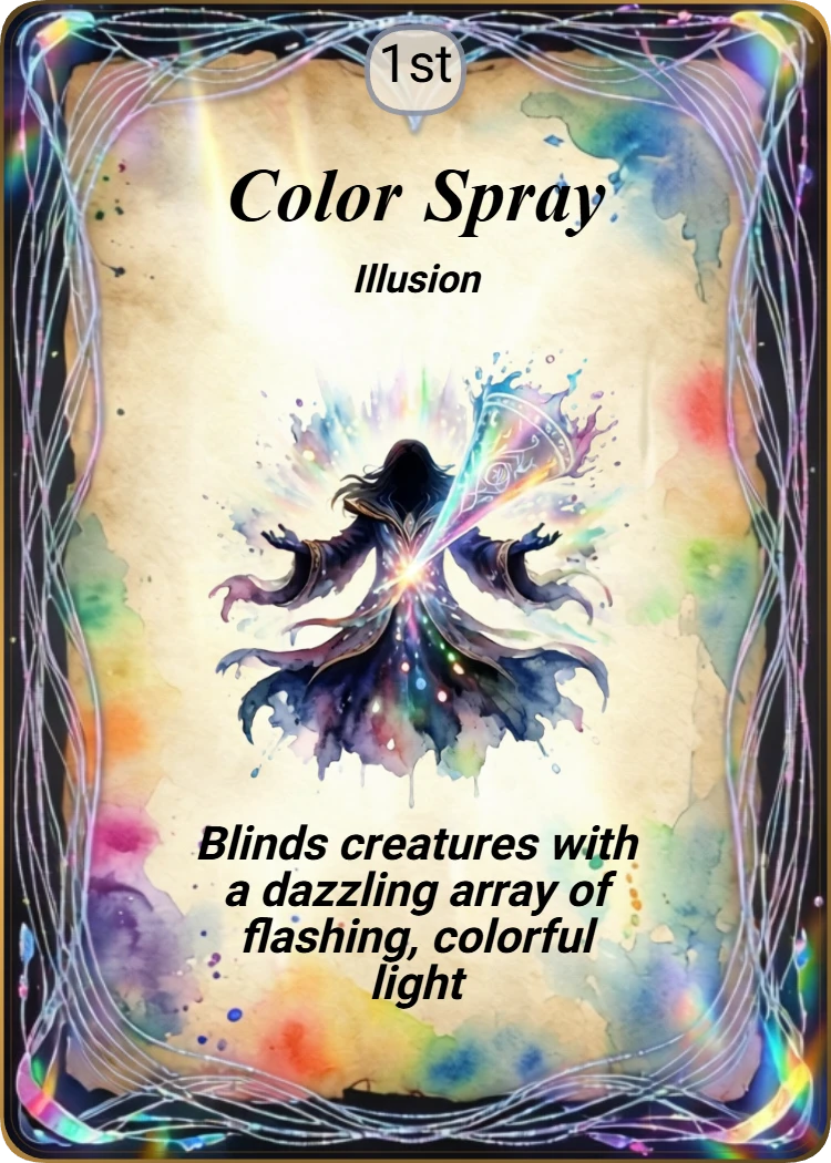 Color Spray front